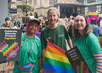 What a fabulous day at the Pride March on Saturday 27th September!
