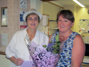 Gill Petford who has worked at Stone House for 32 years