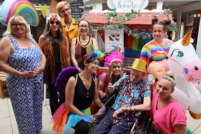 Care home hosts colourful carnival for Pride Month